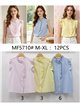 Blusa rayas sin mangas con volante