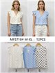 Blusa lunares manga volante