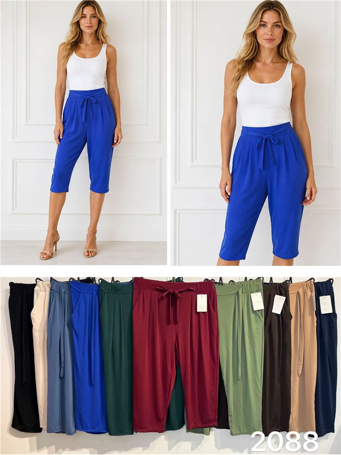 Bermuda de lycra com amarração