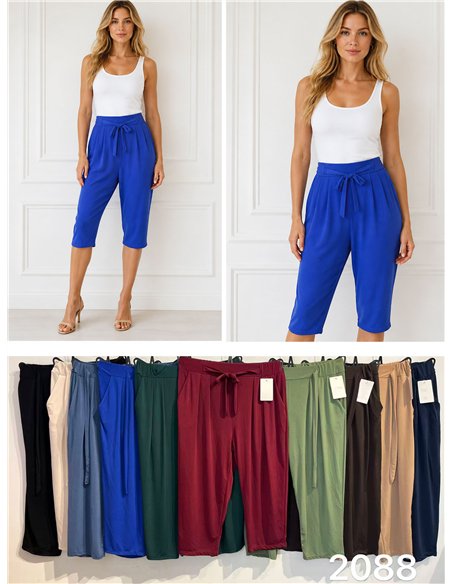 Bermuda de lycra com amarração