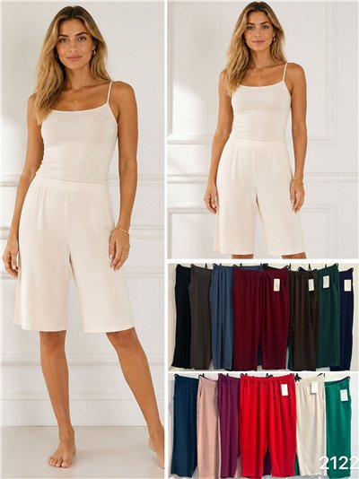Plus size lycra bermuda shorts 2