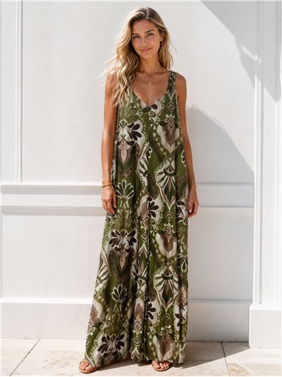 Strappy maxi jumpsuit