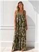 Strappy maxi jumpsuit