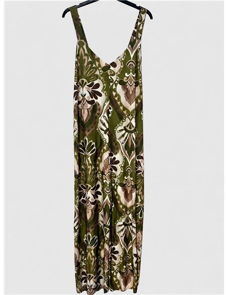 Strappy maxi jumpsuit