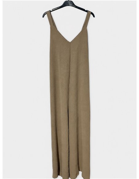 Arabesque print strappy maxi  jumpsuit