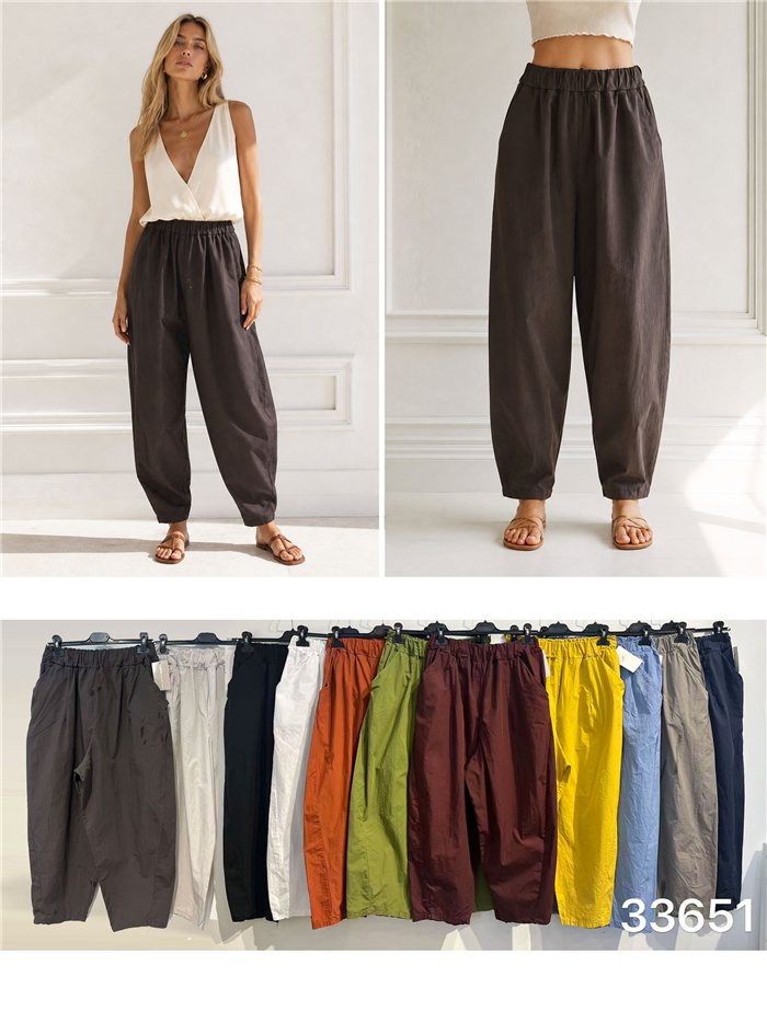 Calça jogger lisa