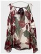 Blouse en mousseline à imprimé floral