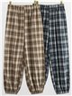 Pantalón jogger de cuadros
