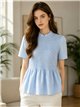 Blusa vichy nido de abeja