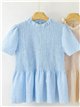 Blusa vichy nido de abeja