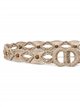 Ceinture large en macramé avec boucle recouverte