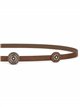 Ceinture fine ornée de médaillons métalliques