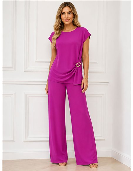 Conjunto blusa lycra con aro lateral y pantalón