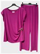 Conjunto blusa lycra con aro lateral y pantalón