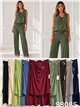 ensemble haut et pantalon drapés