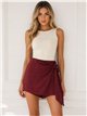 Short falda pareo con lazada