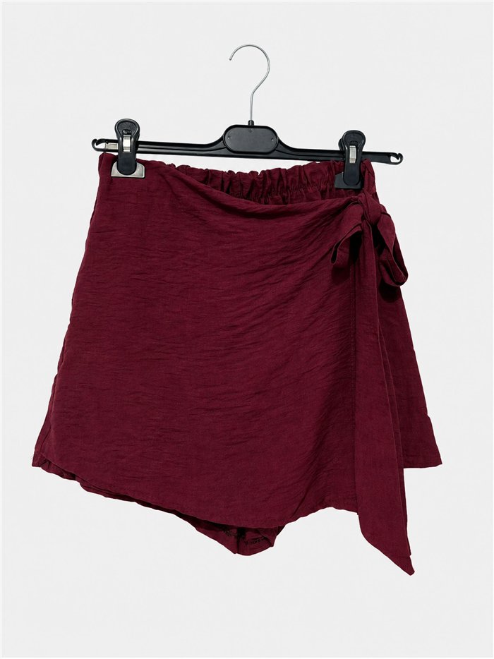 Short falda pareo con lazada