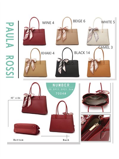 Borsa shopper con foulard 2