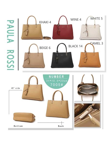 Borsa tote con appendiabiti