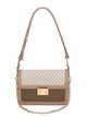 Borsa a tracolla con monogramma e catena