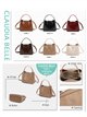 Bolso de mano efecto brillo