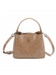 Bolso de mano efecto brillo