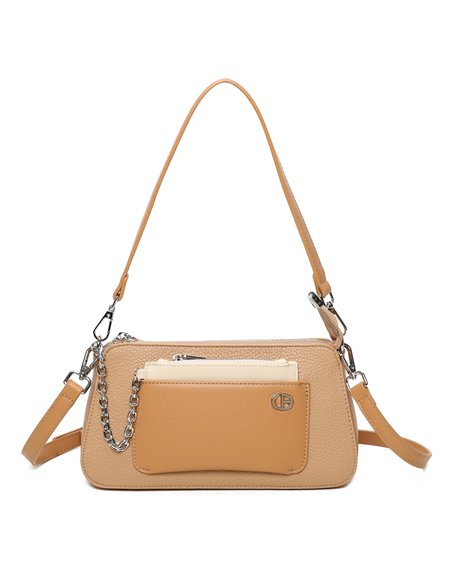 Kompakte Tasche mit Vordertasche