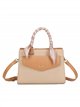 Bolso satchel con pañuelo