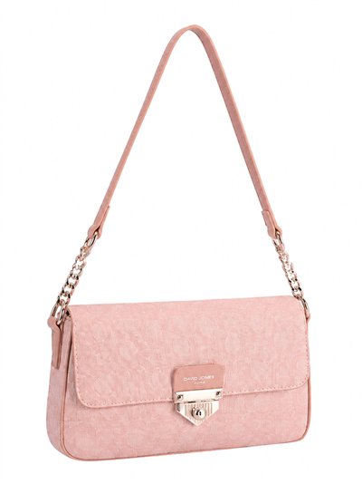 Bolso baguette con cadena