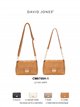 Bolso bandolera acolchado con solapa