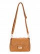 Bolso bandolera acolchado con solapa