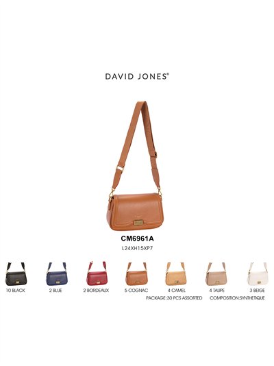 Bolso bandolera minimal con solapa 2