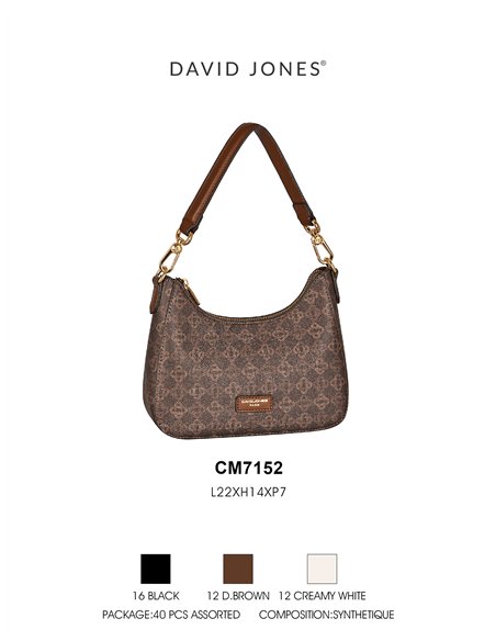 Hobo-Tasche mit Monogramm