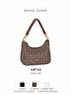 Hobo-Tasche mit Monogramm
