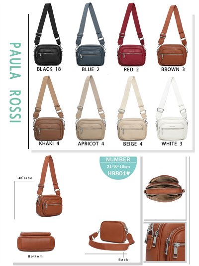 Bolso bandolera multi bolsillo 2