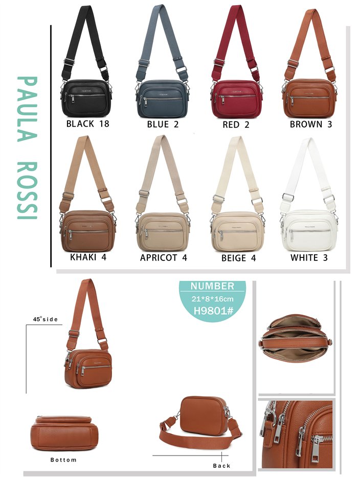 Bolso bandolera multi bolsillo