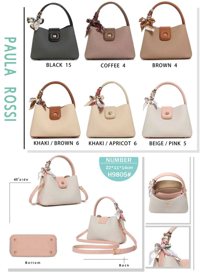 Mini borsetta con foulard