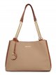 Borsa shopper con catena decorativa