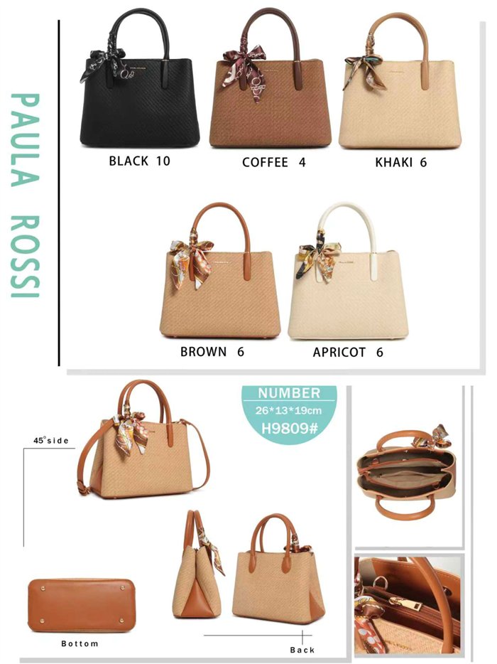 Bolsa de compras combinada com lenço