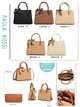 Bolsa de compras combinada com lenço