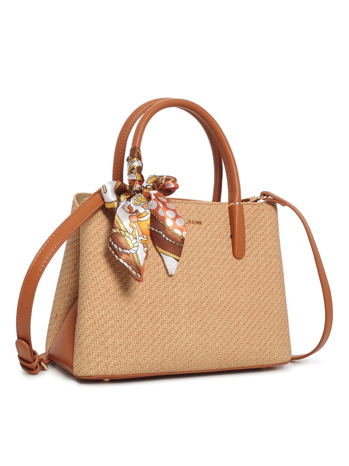Bolsa de compras combinada com lenço