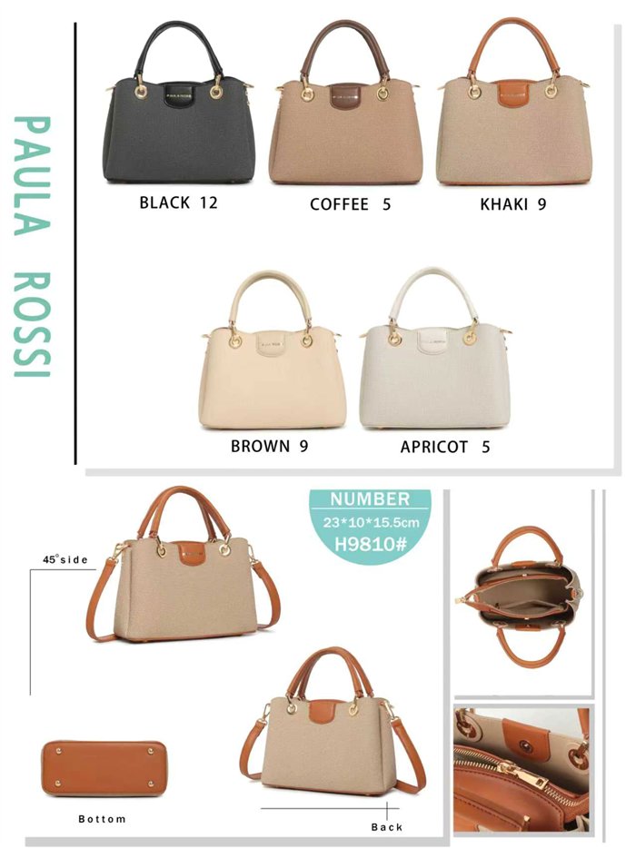 Bolso tote combinado compacto