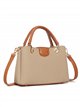 Bolso tote combinado compacto