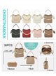Bolso cubo con cadena y pañuelo