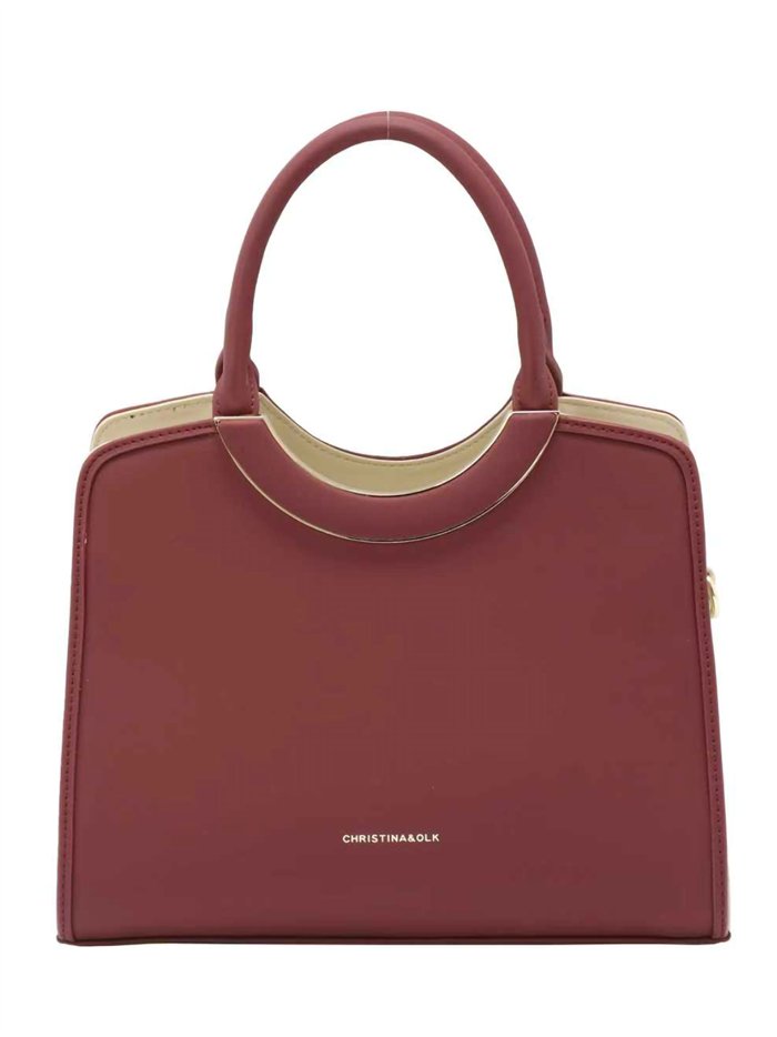 Bolso tote con asas redondas