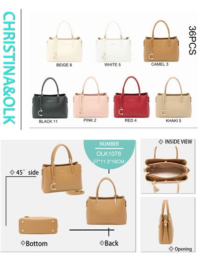 Bolso tote con colgante 2