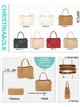 Bolso tote con colgante