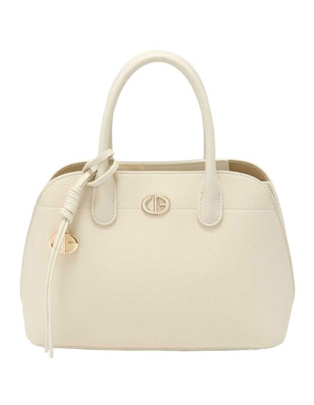 Bolso satchel con colgante
