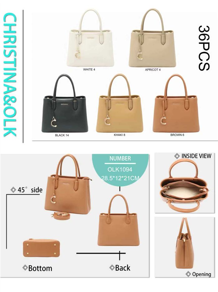 Bolso shopper con colgante