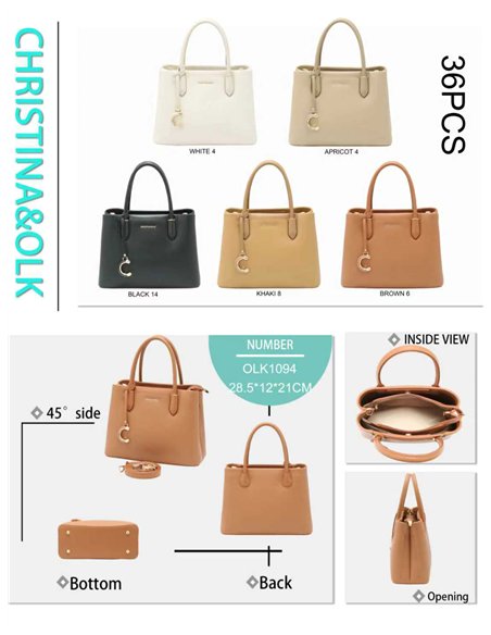 Bolso shopper con colgante